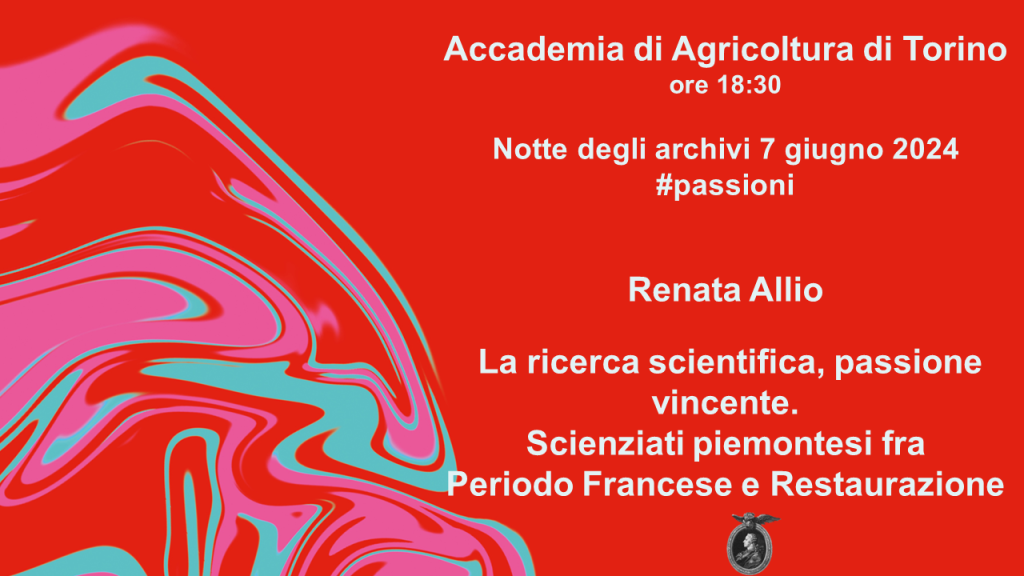 Locandina Accademia Agricoltura Torino 7 giugno 2024